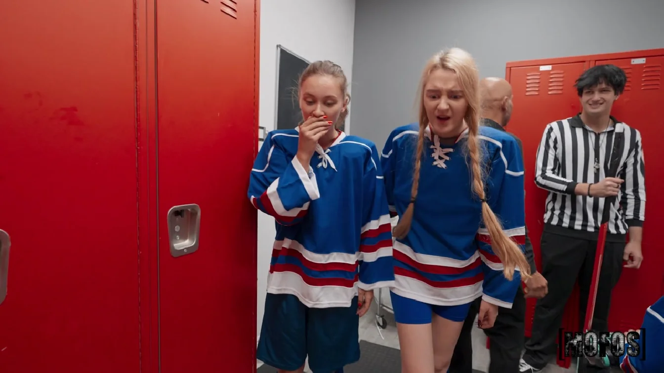 LetsPostIt Harlow West Hockey Locker Room XXX